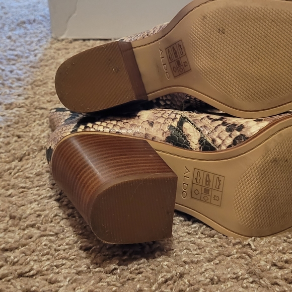 ALDO snake print western style boots - Picture 8 of 10